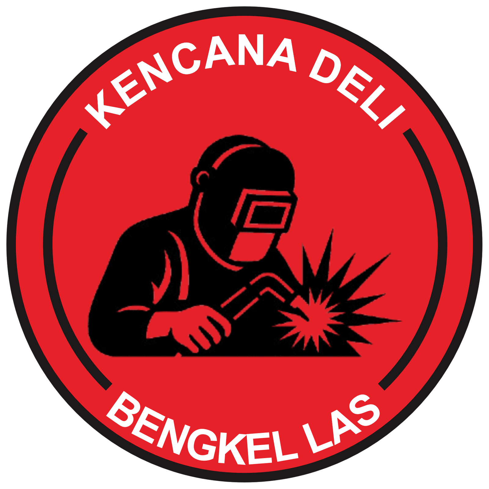 Logo Bengkel Las Kencana Deli